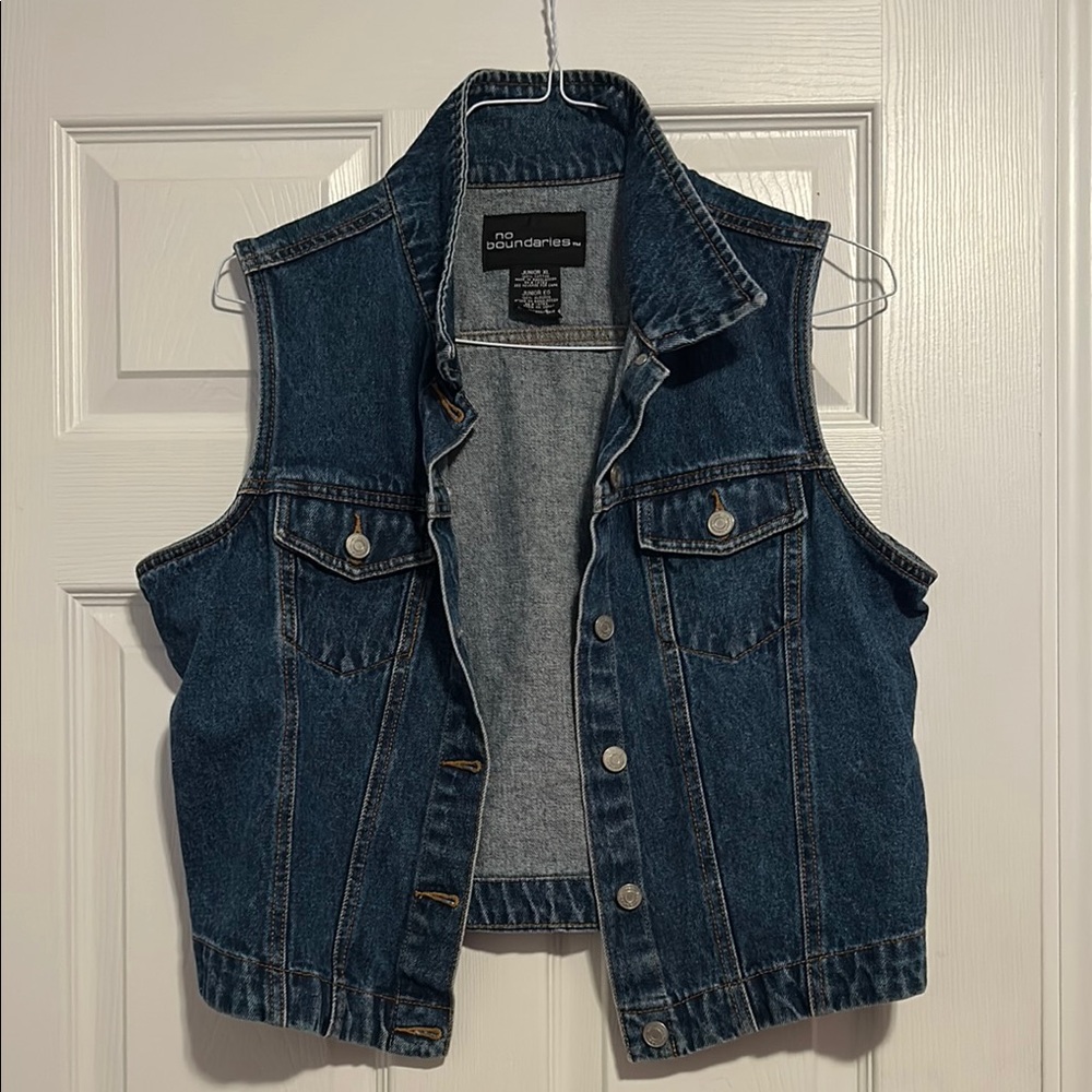 Blue Denim Vest